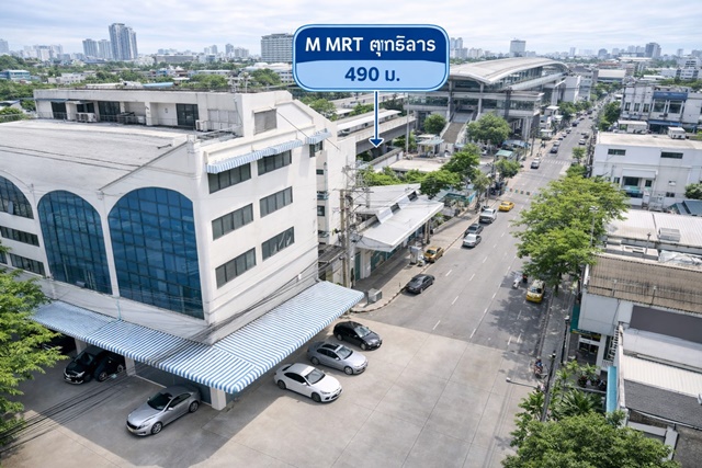 ให้เช่า 2 คูหา ห้องมุม ตลาดห้วยขวาง ม.หอการค้าไทย 5นอน ทำเลอินทามระ MRTสุทธิสาร 490ม. 5คัน อาคาร 5 ชั้น 3น้ำ ใกล้  30 ตร.ว. 450 ตร.ม. 